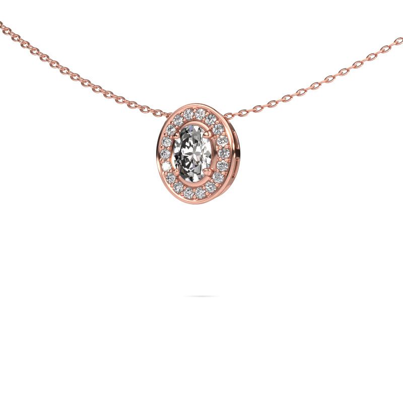 Kette Madelon 585 Roségold Diamant 0.58 crt