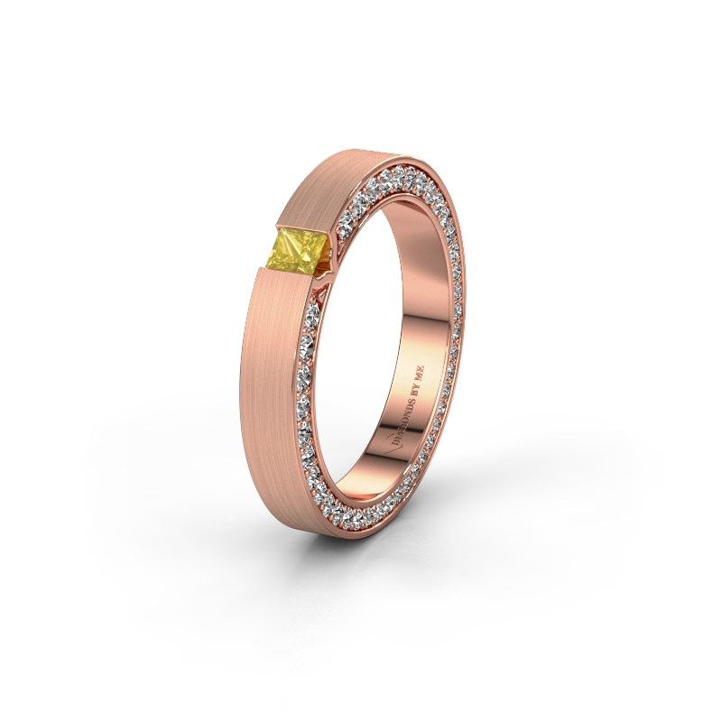 Image de Alliance WH2140L14B<br/>585 or rose ±3&comma;5x2 mm<br/>Saphir jaune