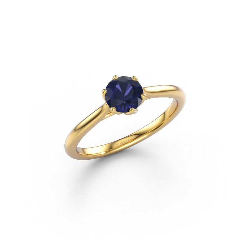 Engagement ring Winona RND 585 gold sapphire 5 mm