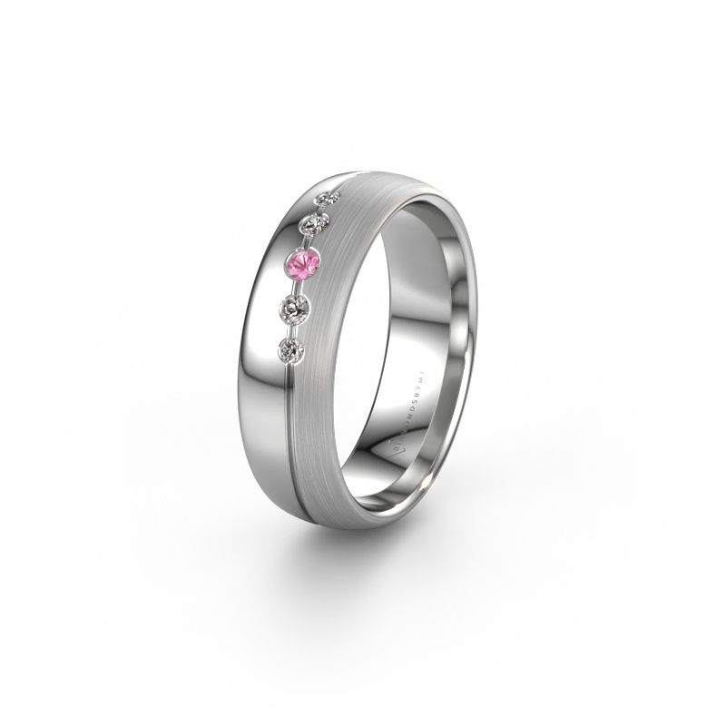 Ehering WH0925L36APM 950 Platin Pink Saphir ±6x1.7 mm