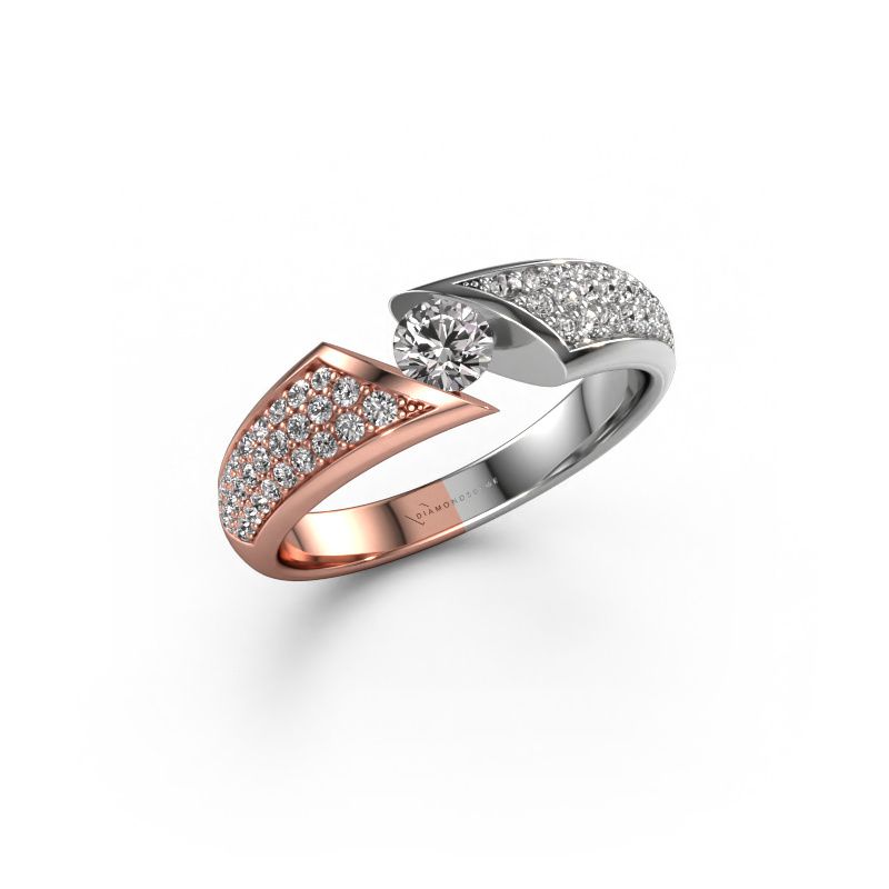 Ring Hojalien 3 585 rose gold diamond 0.621 crt