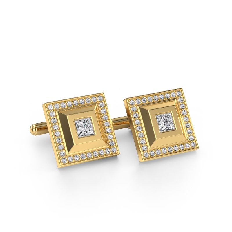Manschettenknöpfe Joris 585 Gold Diamant 1.46 crt