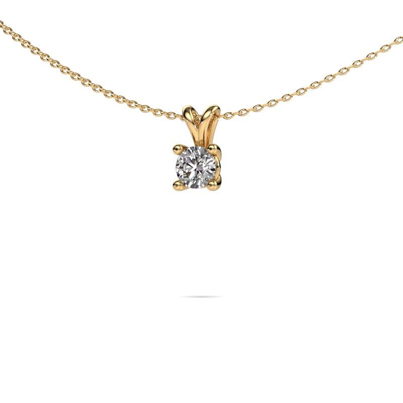 Pendant Sam RND 585 gold diamond 0.50 crt