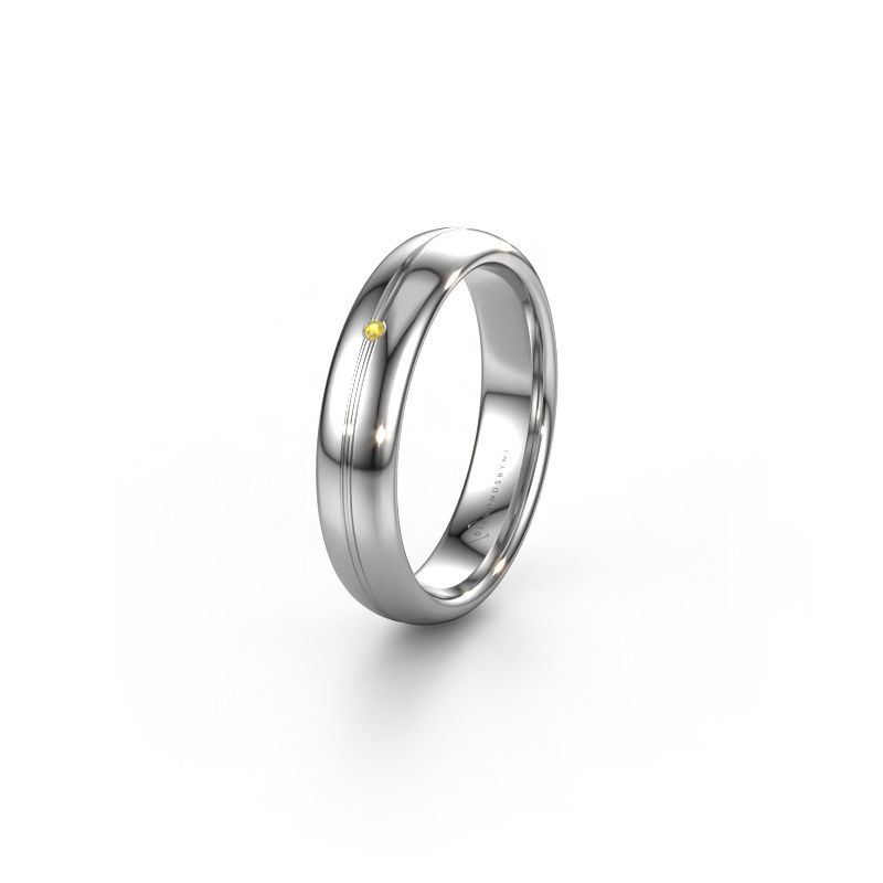 Ehering WH2142L34A 585 Weißgold Gelb Saphir ±4x1.7 mm