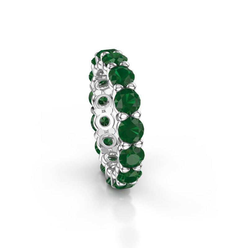 Bild von Ring heddy rnd 4.2<br/>585 Weißgold<br/>Smaragd 4.2 mm
