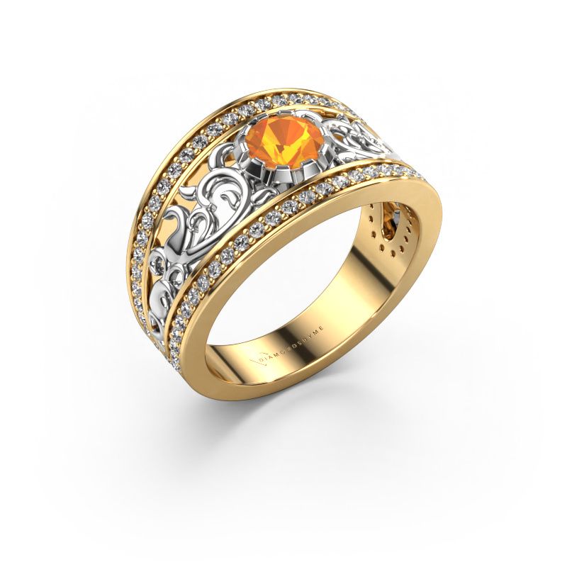 Ring Marilee 585 gold citrin 5 mm