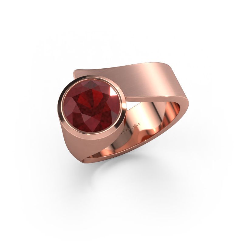 Ring Nakia 585 Roségold Rubin 8 mm