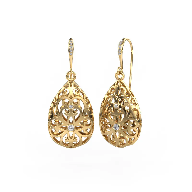 Ohrhänger Idalia 2 585 Gold Diamant 0.105 crt