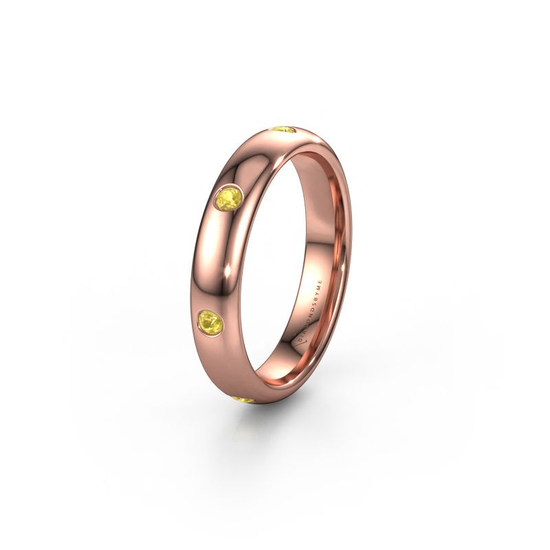Alliance WH0105L34BP 585 or rose saphir jaune ±4x2 mm