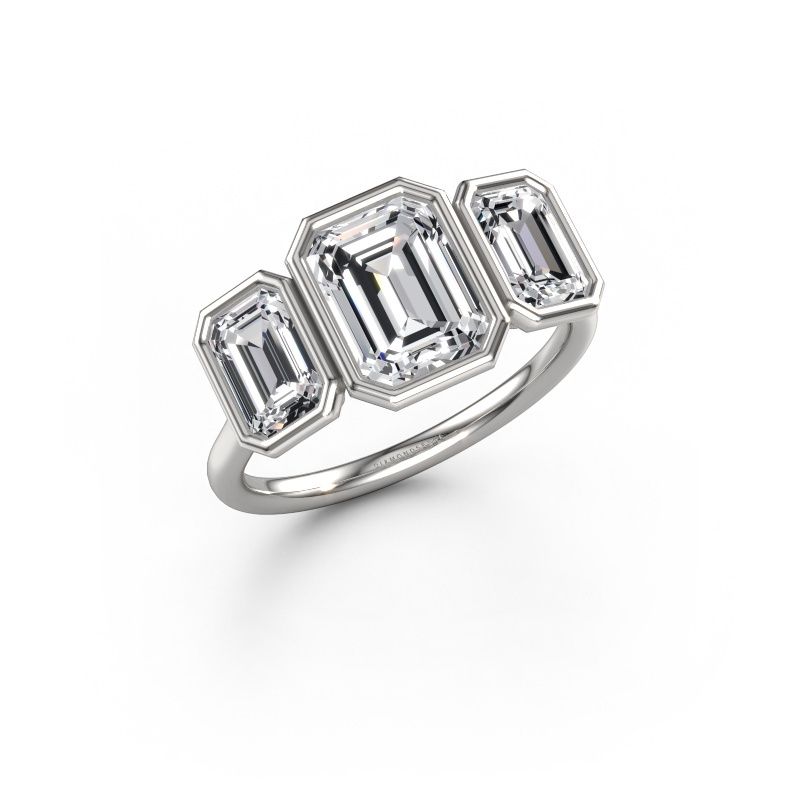 Engagement ring Lavon 3 EME 585 white gold diamond 3.15 crt