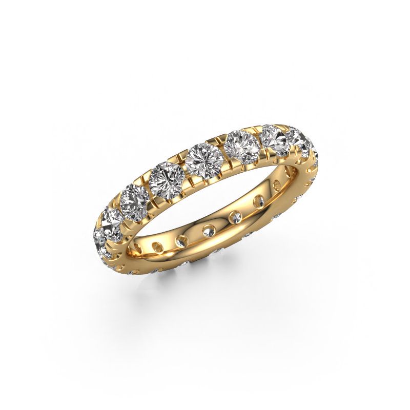 Stackable ring Jackie 3.4 585 gold lab grown diamond 2.700 crt