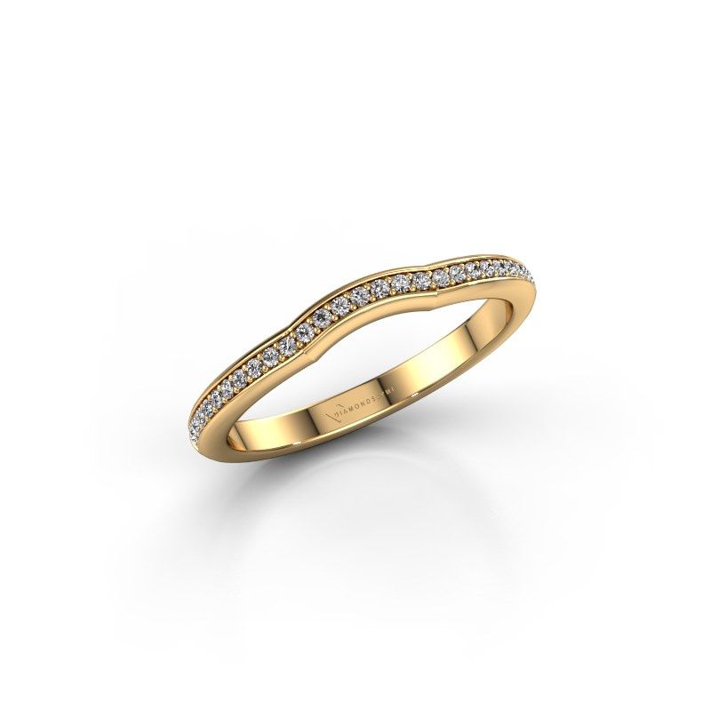 Afbeelding van Aanschuifring SRH0271C20H2<br/>585 goud<br/>Diamant 0.145 crt