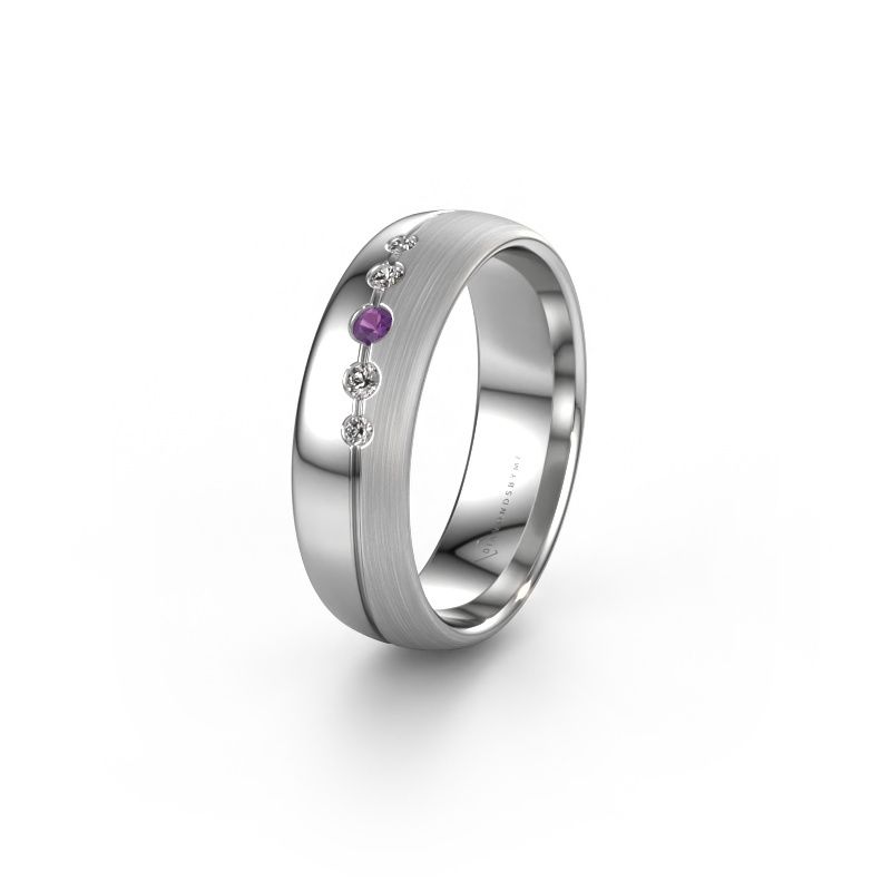 Ehering WH0925L36APM 950 Platin Amethyst ±6x1.7 mm