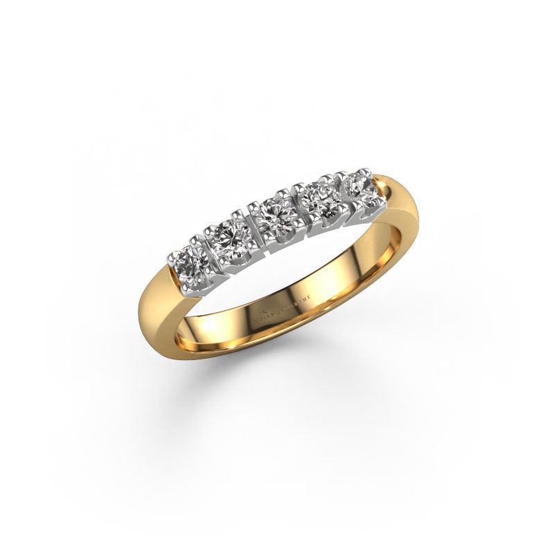 Ring Rianne 5 585 gold diamond 0.15 crt