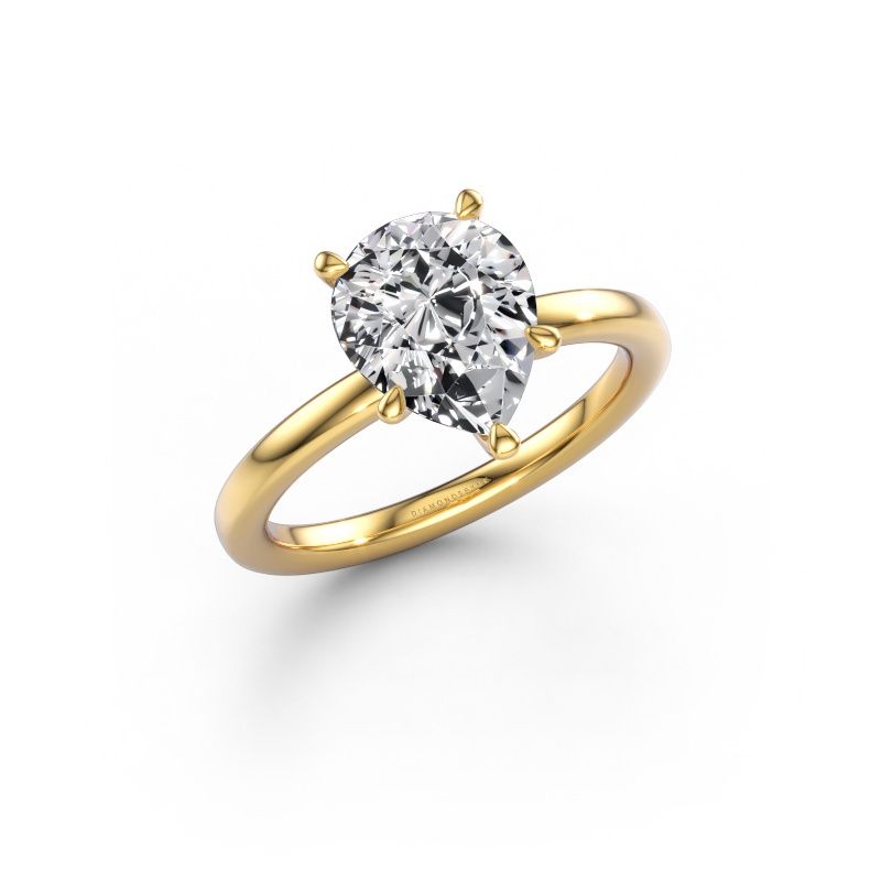 Engagement ring Crystal PER 1 585 gold diamond 2.10 crt