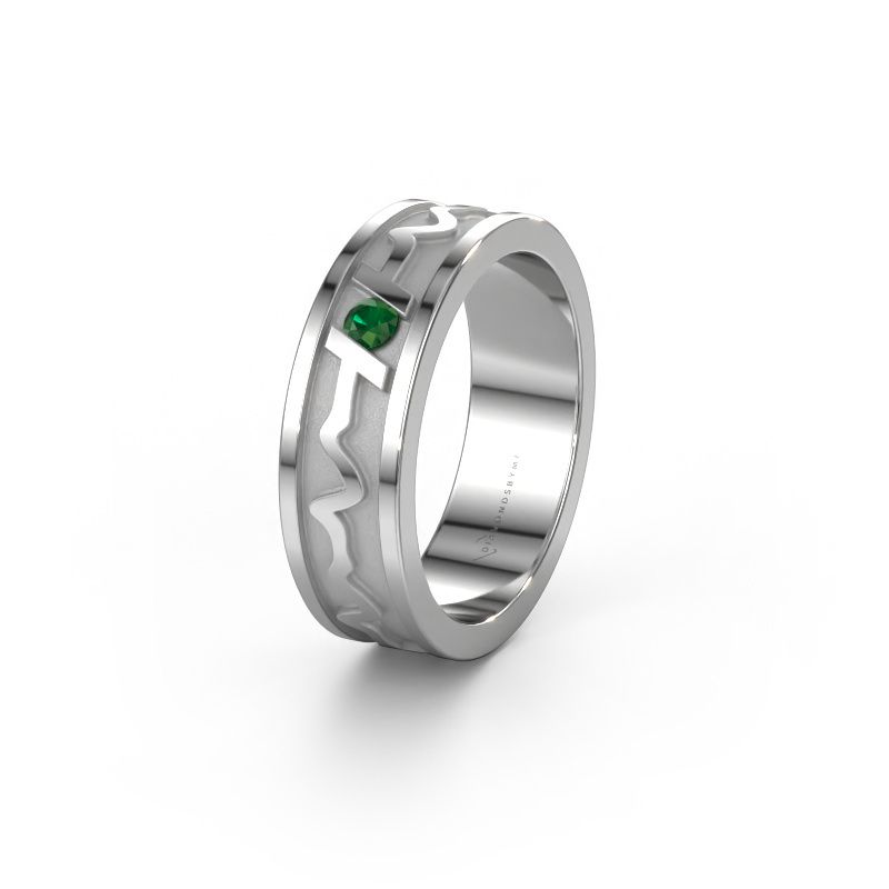 Wedding ring Heartbeat 3 950 platinum ±6x1.8 mm