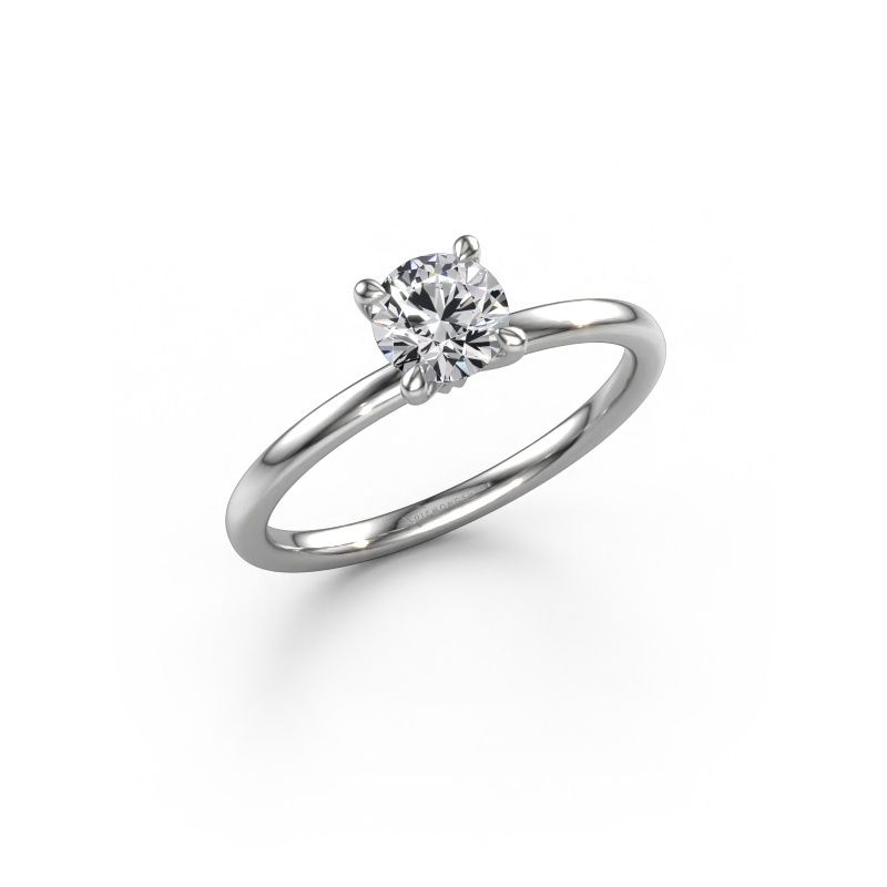 Verlobungsring Crystal RND 1 950 Platin Lab-grown Diamant 0.60 crt