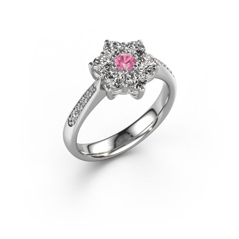Verlobungsring Chantal 2 585 Weißgold Pink Saphir 1.7 mm