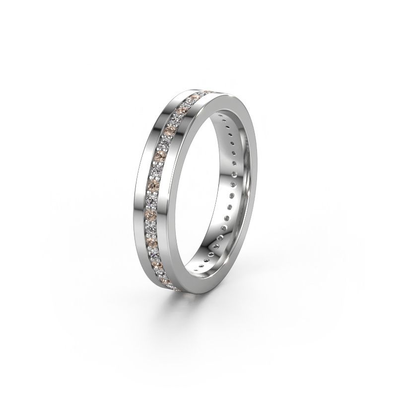 Alliance WH0103L14BP 585 or blanc diamant brun 0.44 crt ±4x2 mm