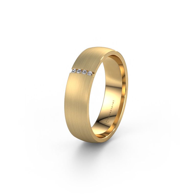 Alliance WH0154L25XM 585 or jaune diamant synthétique ±5x1.4 mm