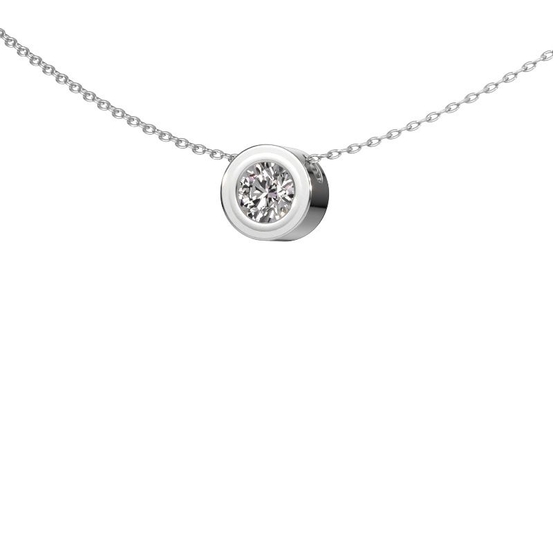 Pendant Ise 950 platinum zirconia 5 mm