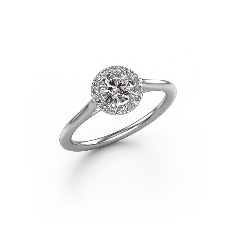 Engagement ring Seline rnd 1 950 platinum diamond 0.605 crt