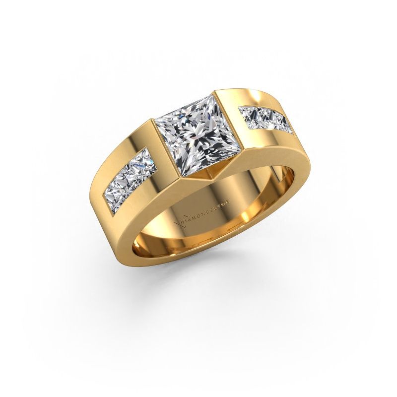 Engagement ring Arlena 2 585 gold lab grown diamond 1.78 crt