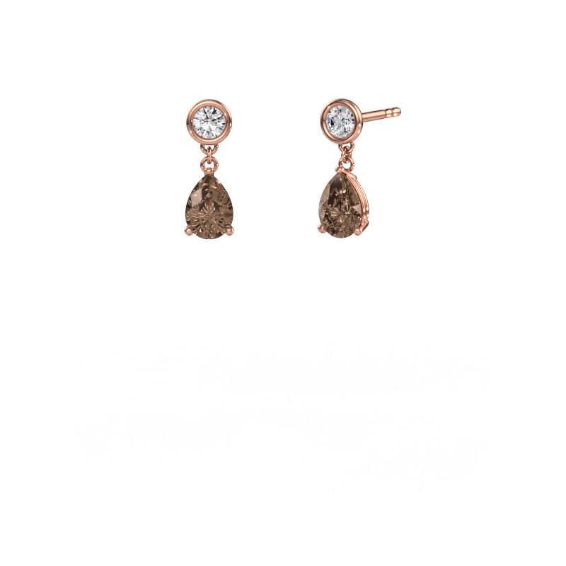 Ohrhänger Lacey PER 585 Roségold Braun Diamant 1.60 crt