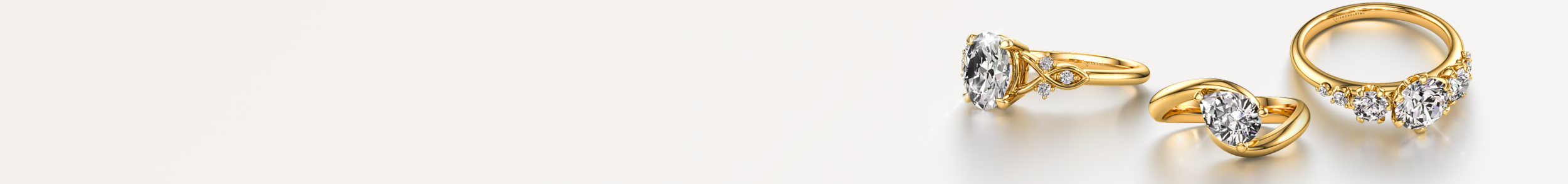 Witgouden verlovingsringen met robijn