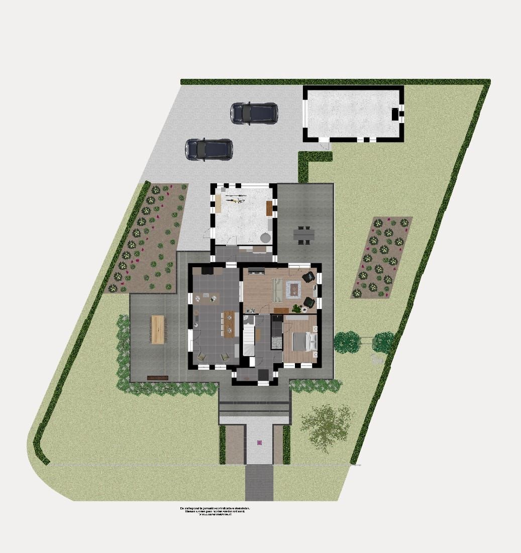plattegrond met objecten