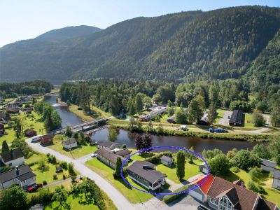 Vrijstaande modern opgeknapte woning aan het water in Dalen, Noorwegen