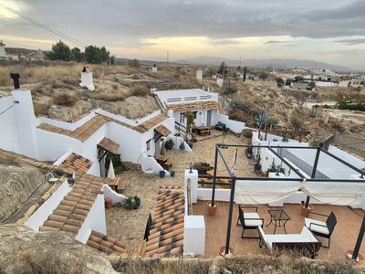 Uniek Andalusisch Domein te Koop met 6 grotwoningen in Huescar Spanje