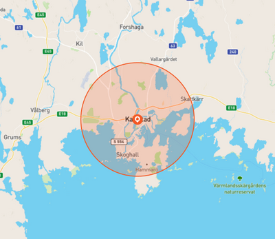 Vrijstaande woning omgeving Karlstad met 4 kamers