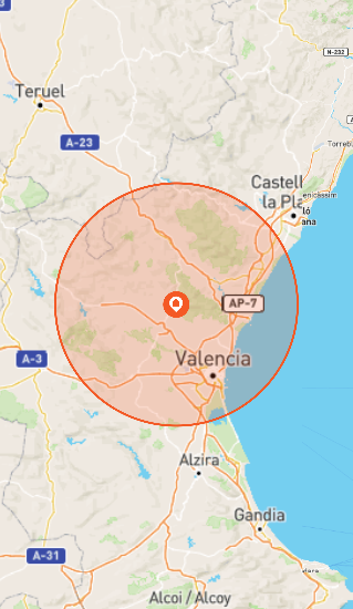 Kleinschalige camping met b&b noord valencia