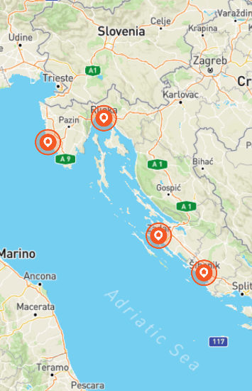 Hotel/B&B/gastenverblijf te huur gezocht Kroatië