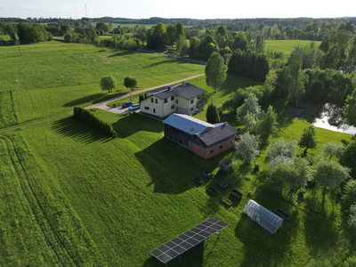 Family Home with Private Grounds near Cēsis