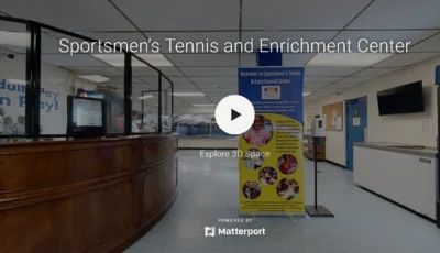 Check out Sportsmen's Tennis and Enrichment Center's 3D virtual tour in Dorchester, MA.