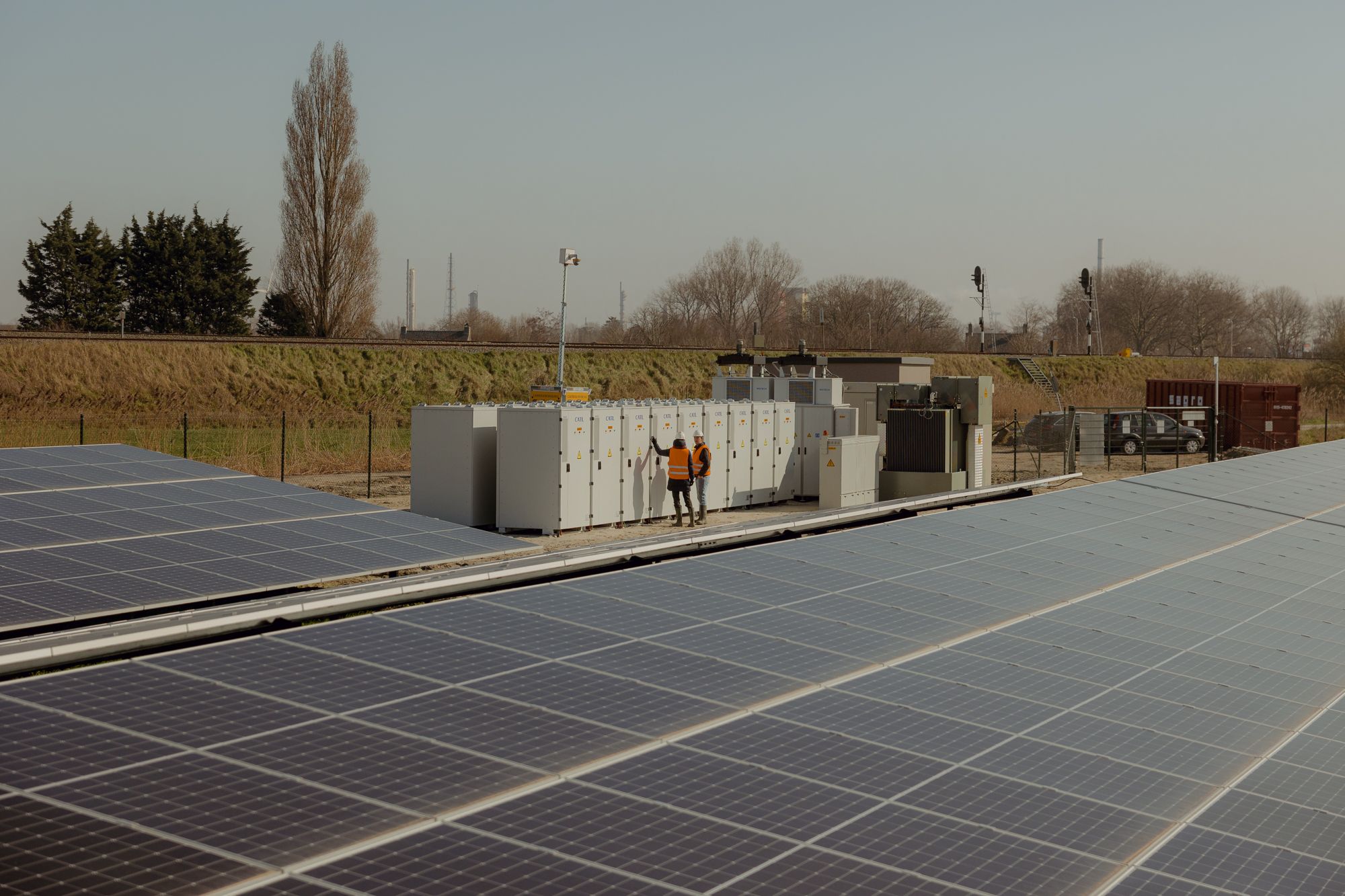 Batterij zonnepark Bontepolder