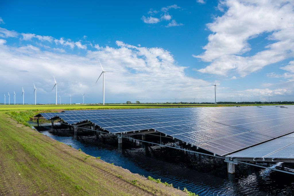 H2Hollandia hydrogen project at solar farm Vloeivelden Hollandia