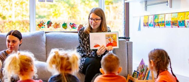 Lezen bij Kinderwoud kinderopvang