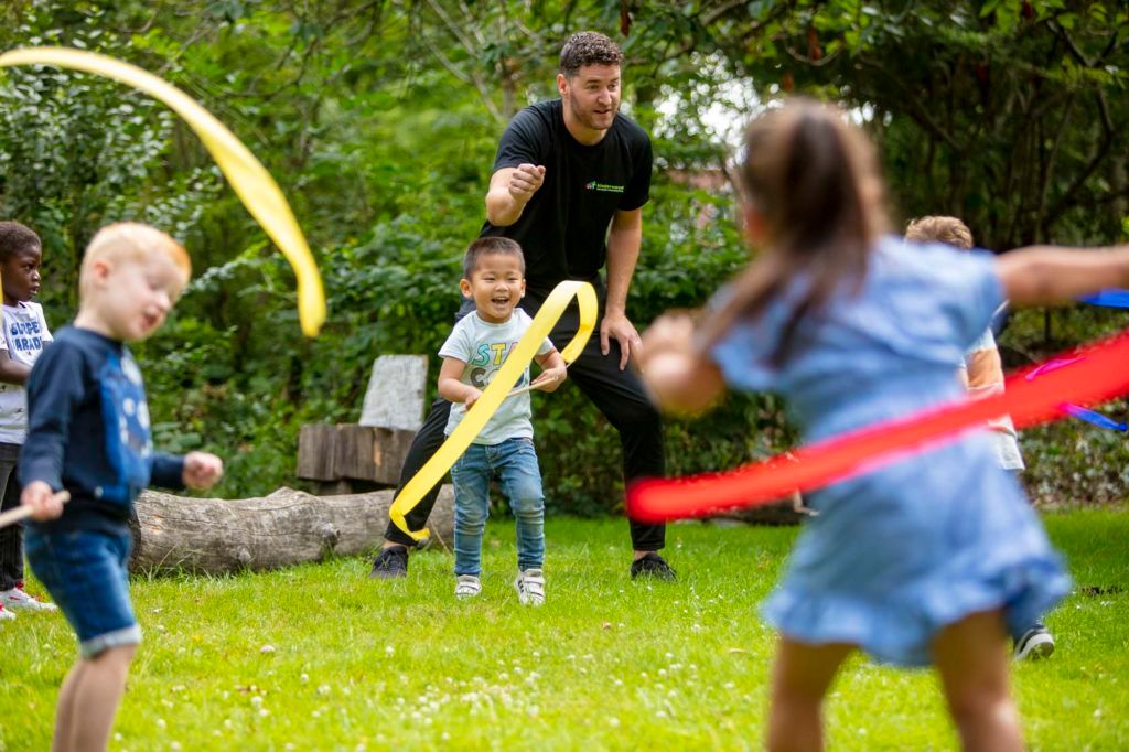 Spelend leren bij Kinderwoud kinderopvang