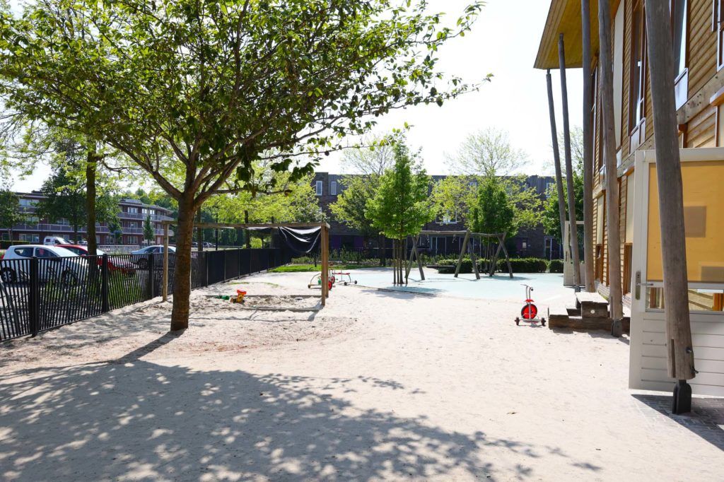 Kinderwoud Kinderopvang de Bosplaats in Heerenveen buiten