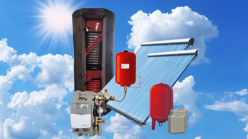 Zonneboilersysteem met heatpipes