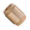 Keerklep FF - messing insert