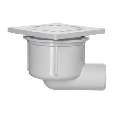 Foto van Martens ABS 100mm x 100mm doucheplug afvoerput zij-uitloop 40mm