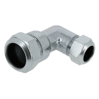 BONFIX C-staal knelfitting verloopkniekoppeling 22 x 15 mm