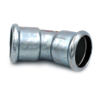 Steelpres C-staal M 35mm persfitting bocht 45 graden