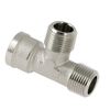 Image of BONFIX brass tinned threaded fitting Tee 3/8inch RpRR