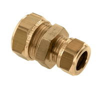 BONFIX messing knelfitting verloop 35mm x 22mm FF