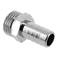 BONFIX brass chromed threaded fitting hose tail external thread 1/2inch x 14mm MR